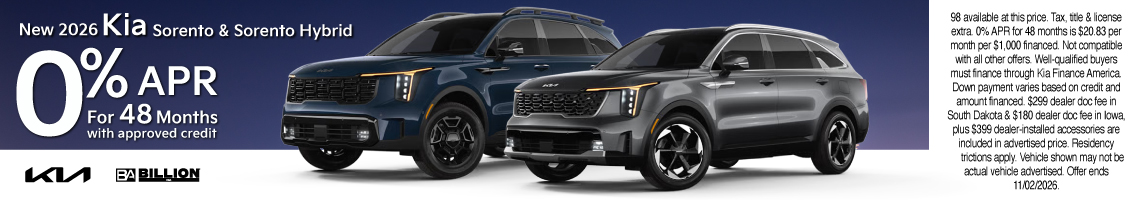 26OCT_BILKIA_NEW 2026 KIA SORENTO & SORENTO HYBRID