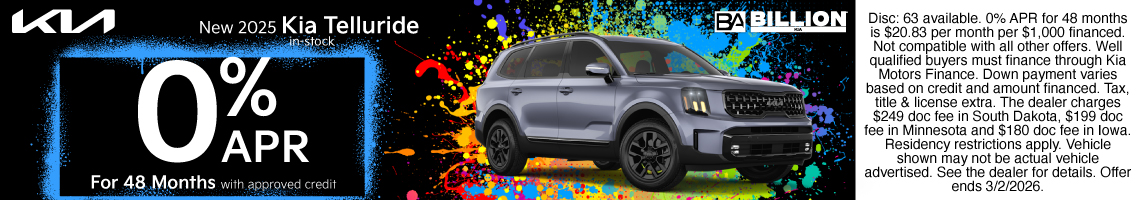 New 2025 Kia Telluride SX