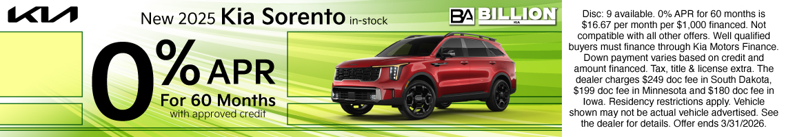 26MAR_BILKIA_NEW 2025 KIA SORENTO