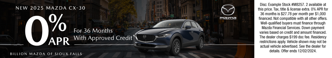 24NOV_BILM_NEW 2025 MAZDA CX-30