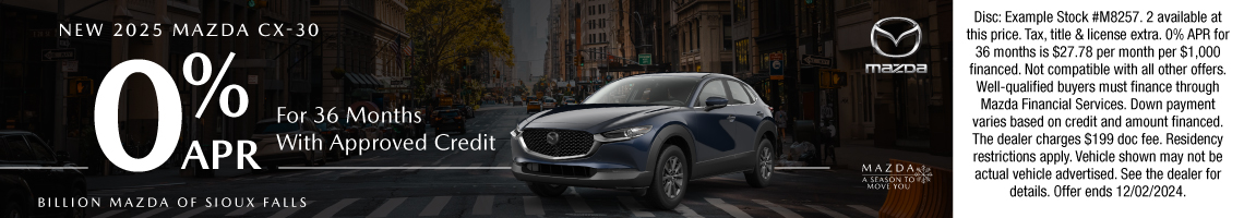 24NOV_BILM_NEW 2025 MAZDA CX-30