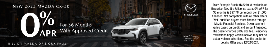 New 2025 Mazda CX-50 2.5 S Premium Plus Package