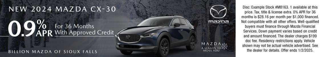 24DEC_BILM_NEW 2024 MAZDA CX-30