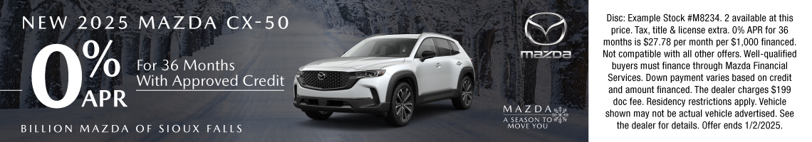 New 2025 Mazda CX-50 Hybrid Preferred Package