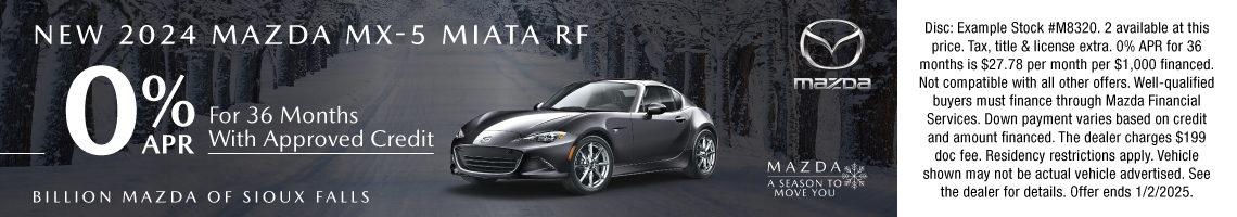 24DEC_BILM_NEW 2024 MAZDA MX-5 MIATA RF