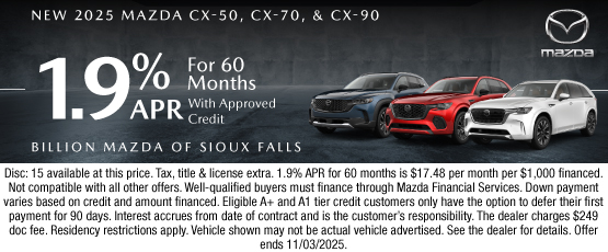 25OCT_BILM_NEW 2025 MAZDA CX-50, CX-70, & CX-90