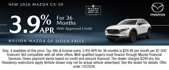 25DEC_BILM_NEW 2026 MAZDA CX-30