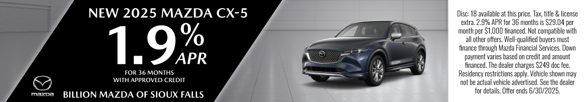 New 2025 Mazda CX-5 2.5 S Select Package
