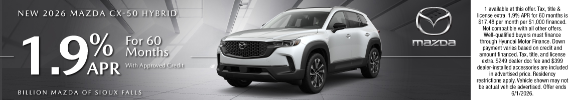 26MAY_BILM_NEW 2026 MAZDA CX-50 HYBRID