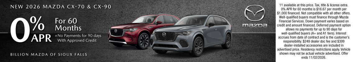 26OCT_BILM_NEW 2026 MAZDA CX-70 & CX-90