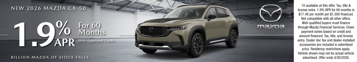 26APR_BILM_NEW 2026 MAZDA  CX-50
