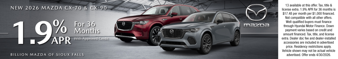 26APR_BILM_NEW 2026 MAZDA CX-70 & CX-90