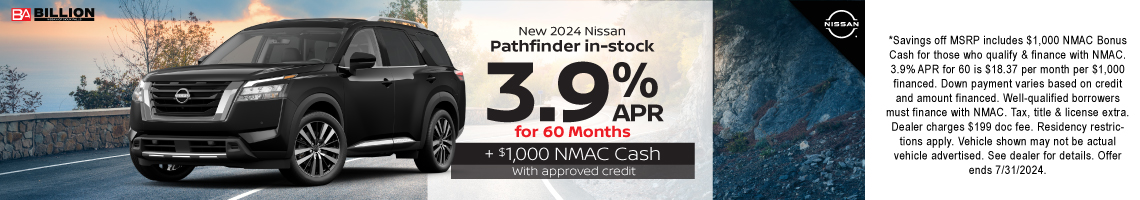 New 2024 Nissan Pathfinder Platinum