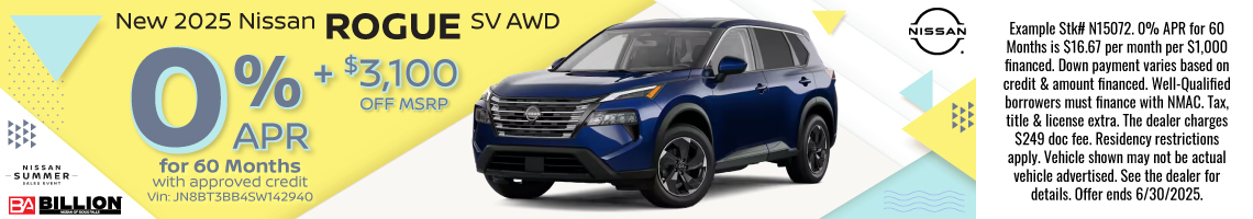25JUN_BILN_NEW 2025 NISSAN ROGUE SV