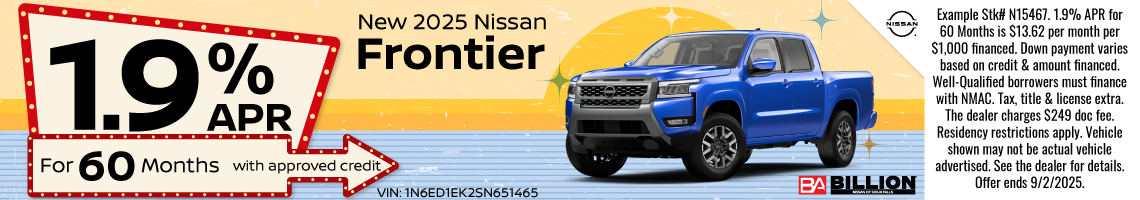 New 2025 Nissan Frontier PRO-4X