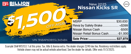 25OCT_BILN_NEW 2025 NISSAN KICKS SR