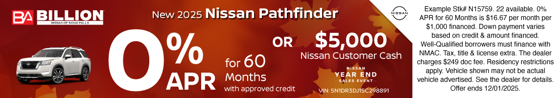 25NOV_BILN_NEW 2025 NISSAN PATHFINDER