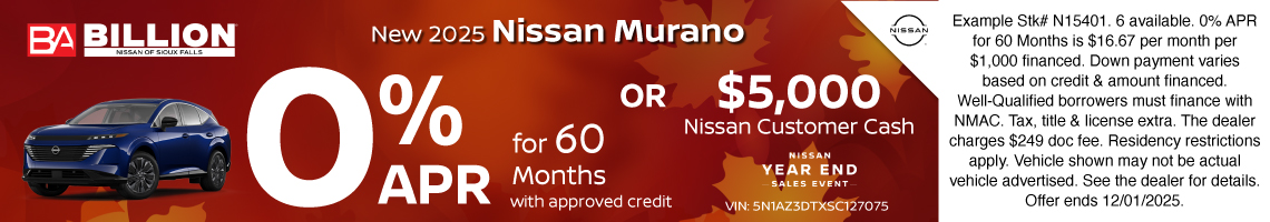 25NOV_BILN_NEW 2025 NISSAN MURANO