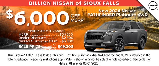 26MAY_BILN_NEW 2026 NISSAN PATHFINDER PLATINUM