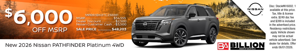 26MAY_BILN_NEW 2026 NISSAN PATHFINDER PLATINUM