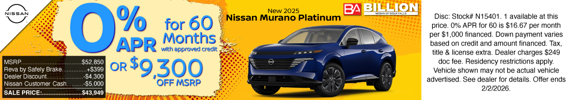 26JAN_BILN_NEW 2025 NISSAN MURANO PLATINUM