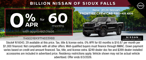 26JUL_BILN_NEW 2026 NISSAN FRONTIER CREW CAB PRO-4X