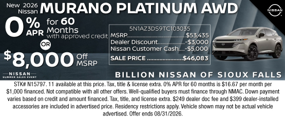 26AUG_BILN_NEW 2026 NISSAN MURANO PLATINUM