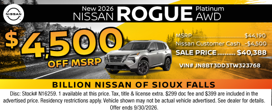 26SEP_BILN_NEW 2026 NISSAN ROGUE PLATINUM