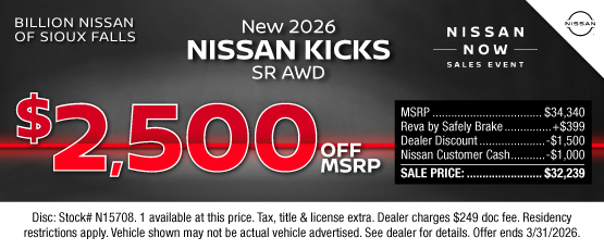 26MAR_BILN_NEW 2026 NISSAN KICKS SR