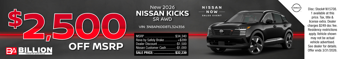 26MAR_BILN_NEW 2026 NISSAN KICKS SR