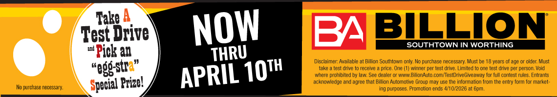 26MAR_BILS_TEST DRIVE_EGG GIVEAWAY