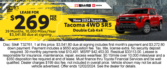 24NOV_BILT_NEW 2024 TOYOTA TACOMA SR5 DBL