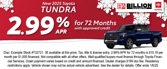 24DEC_BILT_NEW 2025 TOYOTA TUNDRA