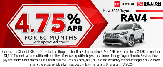 25OCT_BILT_NEW 2025 TOYOTA RAV4