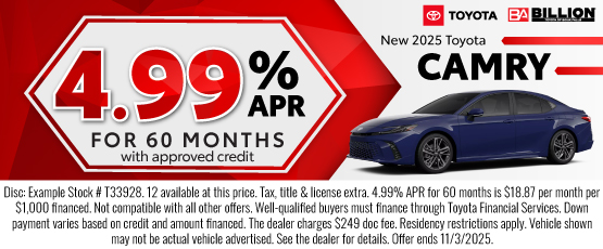 25OCT_BILT_NEW 2025 TOYOTA CAMRY