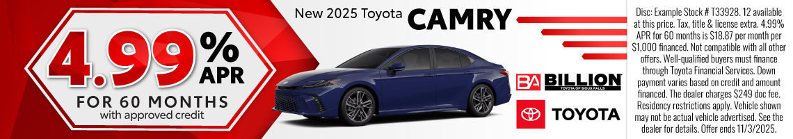 25OCT_BILT_NEW 2025 TOYOTA CAMRY