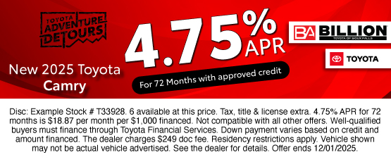 25NOV_BILT_NEW 2025 TOYOTA CAMRY