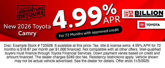 25NOV_BILT_NEW 2026 TOYOTA CAMRY