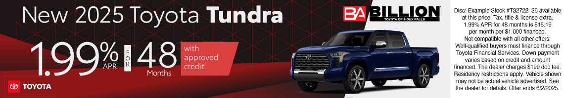 25MAY_BILT_NEW 2025 TOYOTA TUNDRA