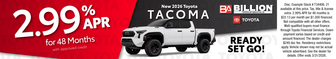 26MAR_BILT_NEW 2026 TOYOTA TACOMA