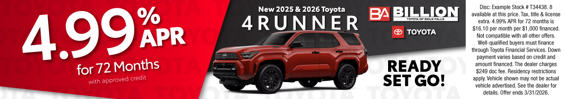 New 2026 Toyota 4Runner TRD Sport Premium