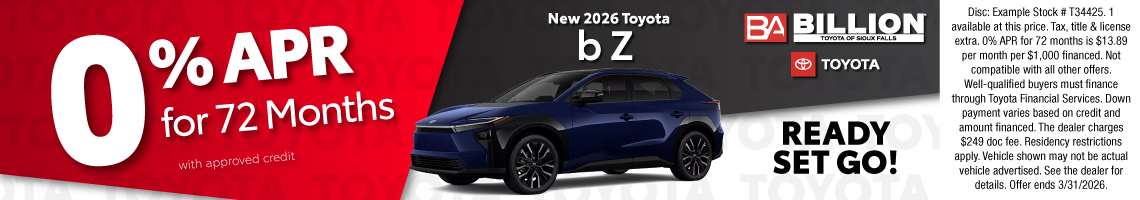 26MAR_BILT_NEW 2026 TOYOTA BZ