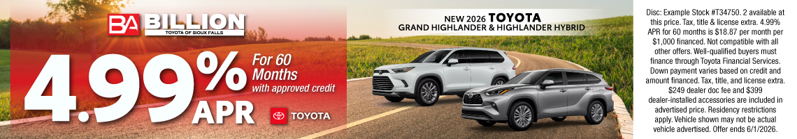 26MAY_BILT_NEW 2026 TOYOTA GRAND HIGHLANDER & HIGHLANDER HYRID