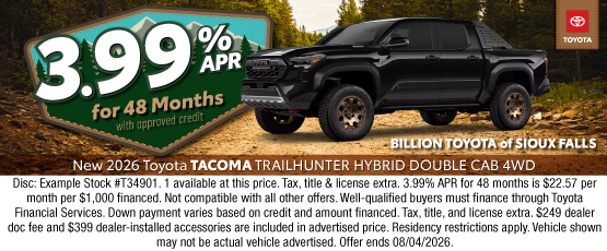 26AUG_BILT_NEW 2026 TOYOTA TACOMA TRAILHUNTER HYBRID DOUBLE CAB