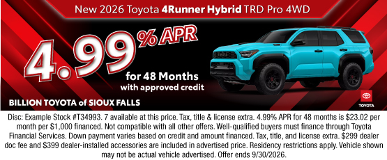 26SEP_BILT_NEW 2026 TOYOTA 4RUNNER HYBRID TRD PRO