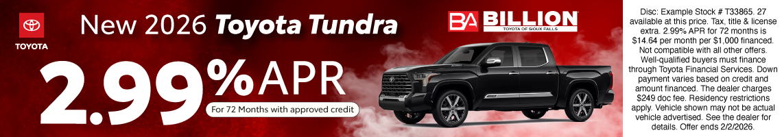 26JAN_BILT_NEW 2026 TOYOTA TUNDRA