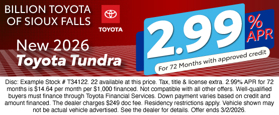 26FEB_BILT_NEW 2026 TOYOTA TUNDRA