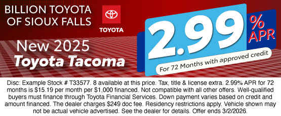 26FEB_BILT_NEW 2025 TOYOTA TACOMA