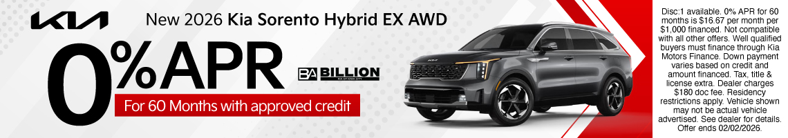 26JAN_BKIC_NEW 2026 KIA SORENTO HYBRID EX