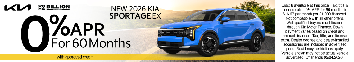 26APR_BKIC_NEW 2026 KIA SPORTAGE EX